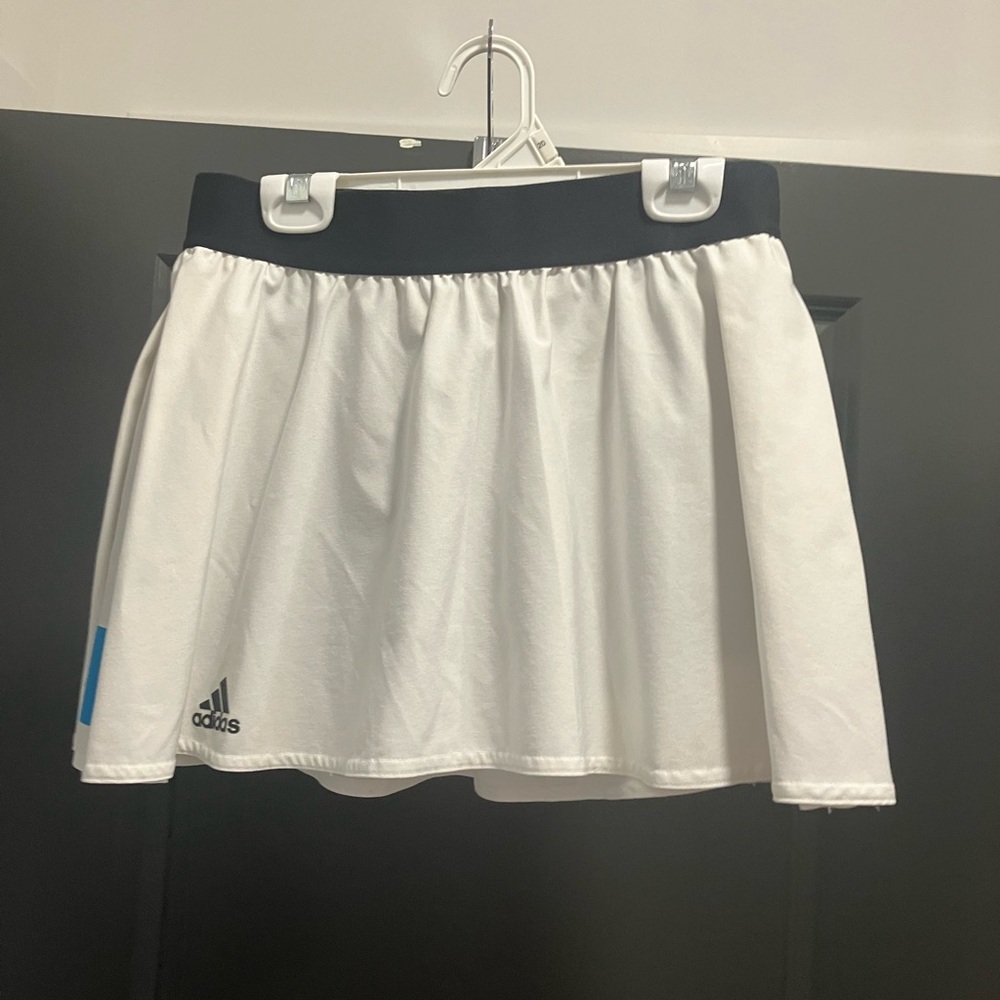 adidas White Skirt with Black Waistband